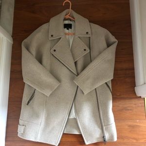Banana Republic moto cocoon coat